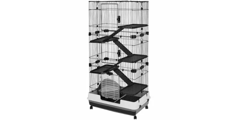 A&E Cage Company 60-in Extra-Large Deluxe 6-Tier chinchilla cage